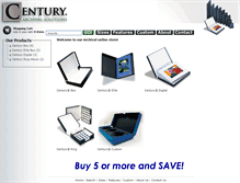 Tablet Screenshot of centuryboxes.com